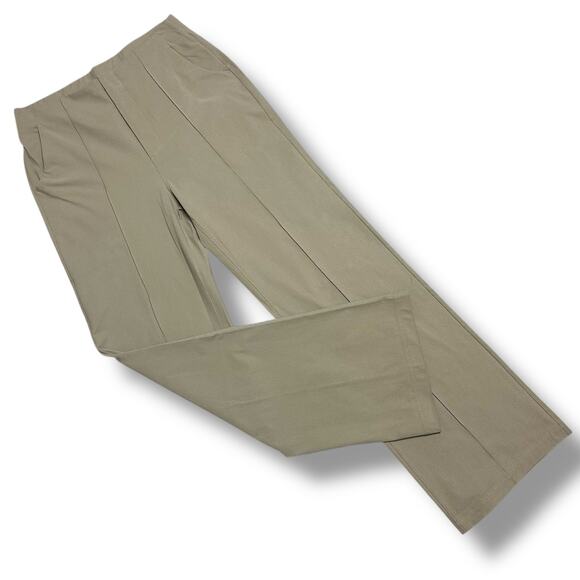 Vuori Women's Meta Wide Leg Trousers in Taupe - Picture 9 of 11